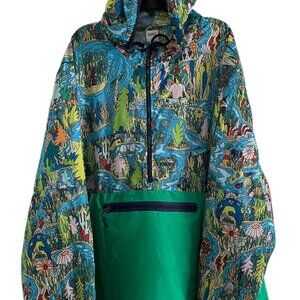 Bonobos Fielder 3XL Packable Hooded Lightweight Anorak Pullover Rain Jacket